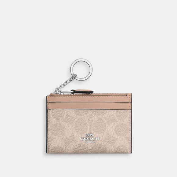 COACH Handbags - NWT Coach Outlet Mini Skinny Id Case In Signature Canvas